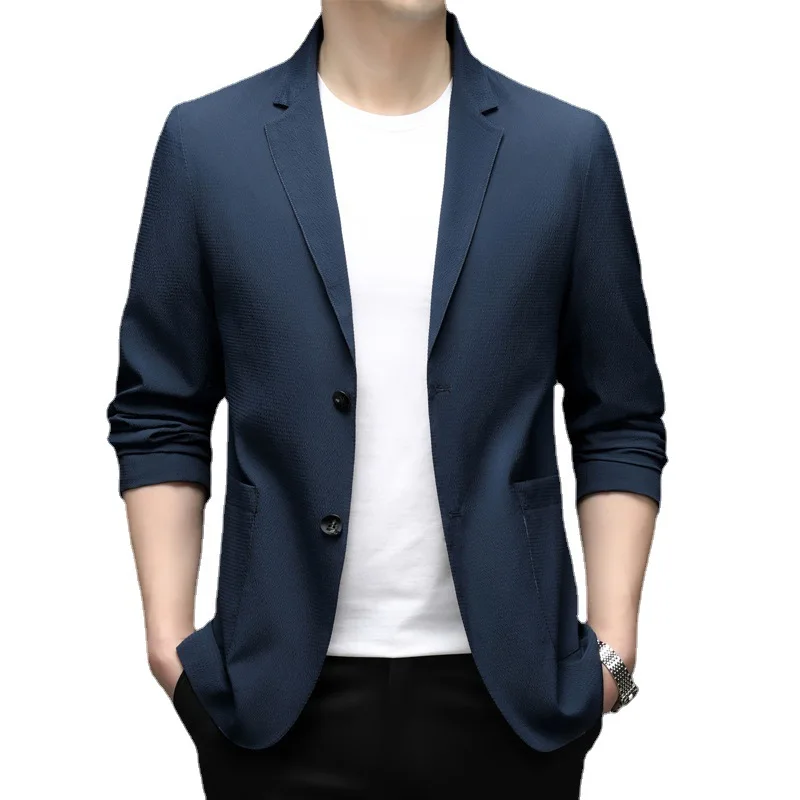 

Новинка 5065-2023, маленький мужской костюм, Корейская версия приталенного костюма, мужской Молодежный костюм, куртка