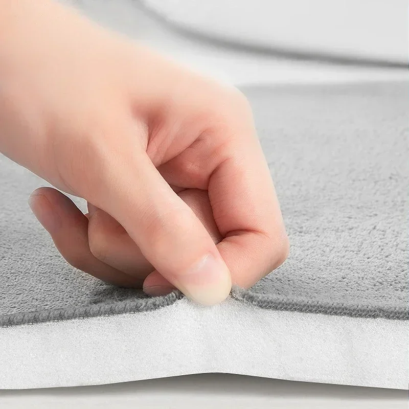 Floor Mat Bathroom Floor Mat Bathroom Mat Absorbent Bathroom Mat Bath Mat Anti Slip Mat Toilet Mat Super Absorbent Bath Mat Memory Foam Carpet Non-slip Bathroom Rug