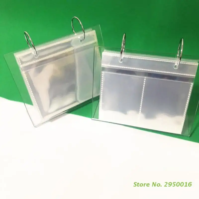 Multi-purpose Desktop Standing Photo Album 4/5/6inch Clear LOMO Photo Holder Postcards Display Rack Mini Poster Frame 4