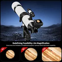 Caméra oculaire 64MP 4K HD pour l'observation des oiseaux, télescope astronomique avec caméra vidéo et application WIFI 4
