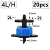2L 4L 8L Dripper Micro Irrigation 2/4-way Arrow Dropper Connector Cross Water Splitter Emitter Drip Arrow Drip Irrigation System 4