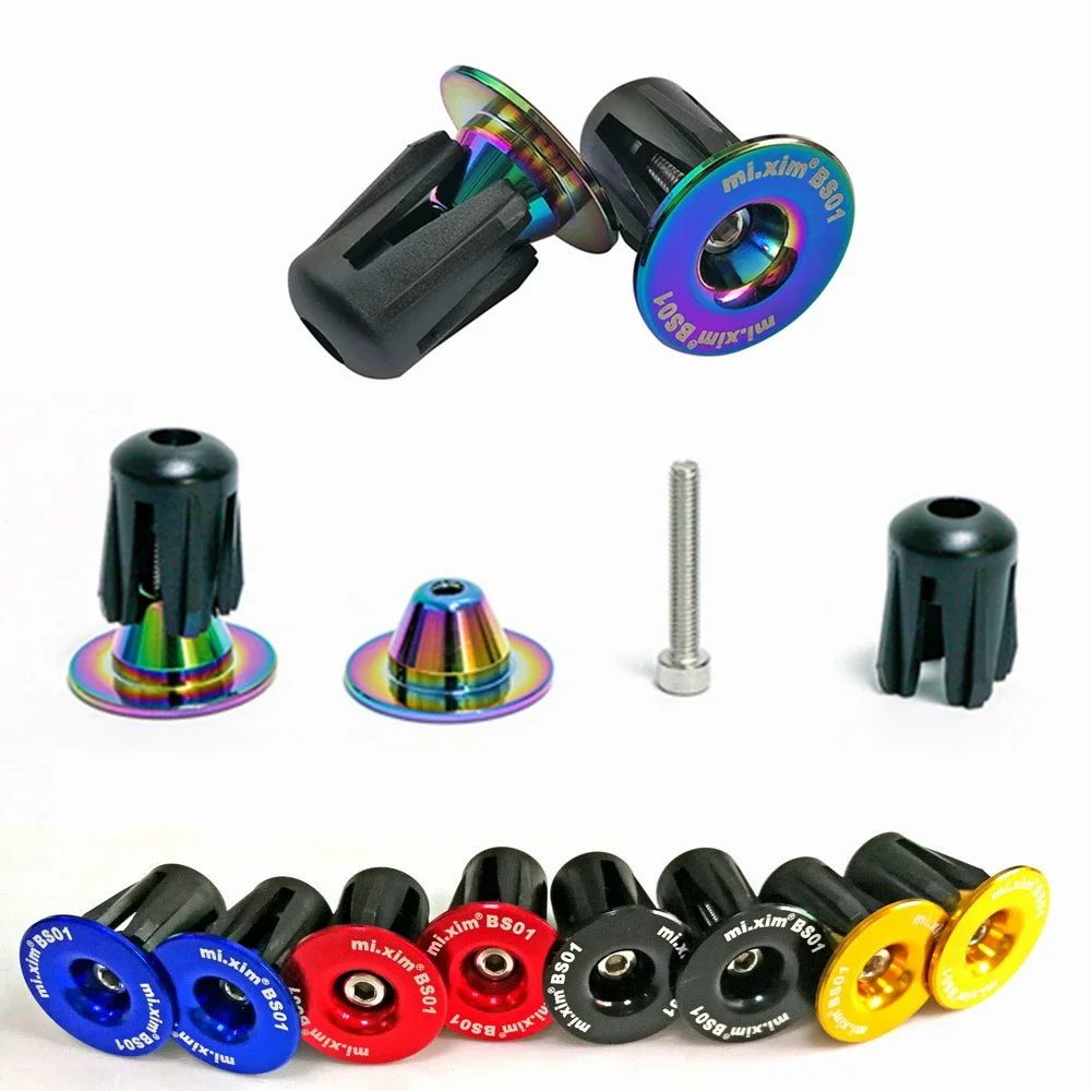 Bicycle Accessories 1 Pair Mountain Road Bike Handlebar End Plugs Aluminum Alloy