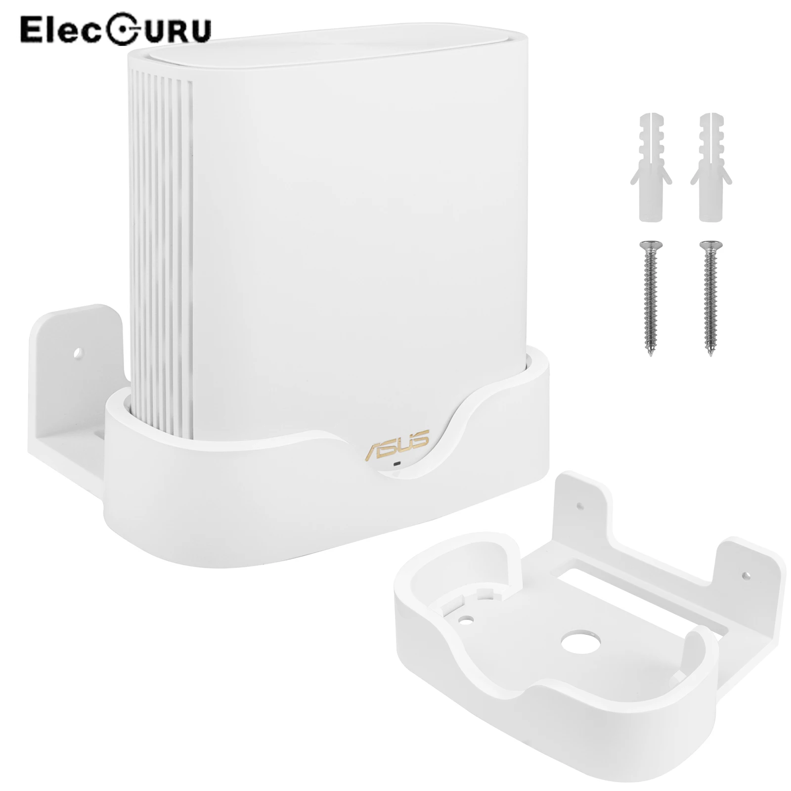 ABS Wall Mount Holder for ASUS ZenWiFi XD6 / XD6S,Sturdy Stylish WiFi Router Shelf Wall Mounted Bracket for ASUS XD6 / XD6S