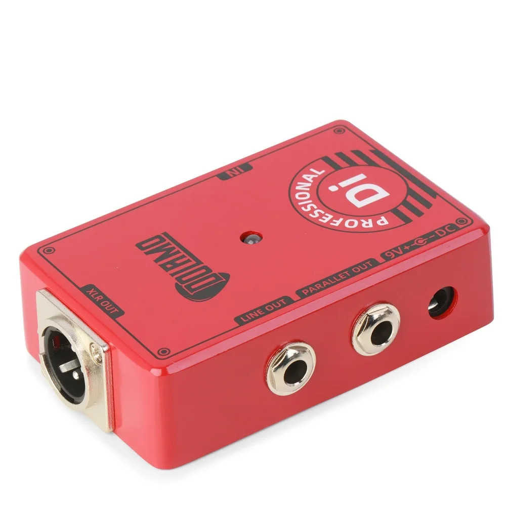 Dolamo D 7 DI Box Guitar Effect Pedal com Ground Lift Switch XLR Out