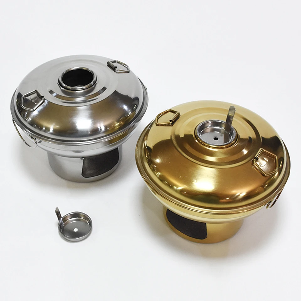 Pentola Calda A Carbone In Acciaio Inox - Per Fondue E Cene In Famiglia - Foto 5