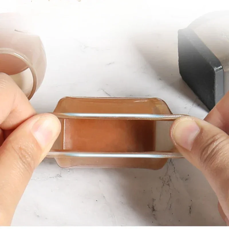 4pcs/set Table Chair Leg Covers Thickened High-elastic Mute Furniture Protective Covers Wear-resistant Noise Reduction Protector