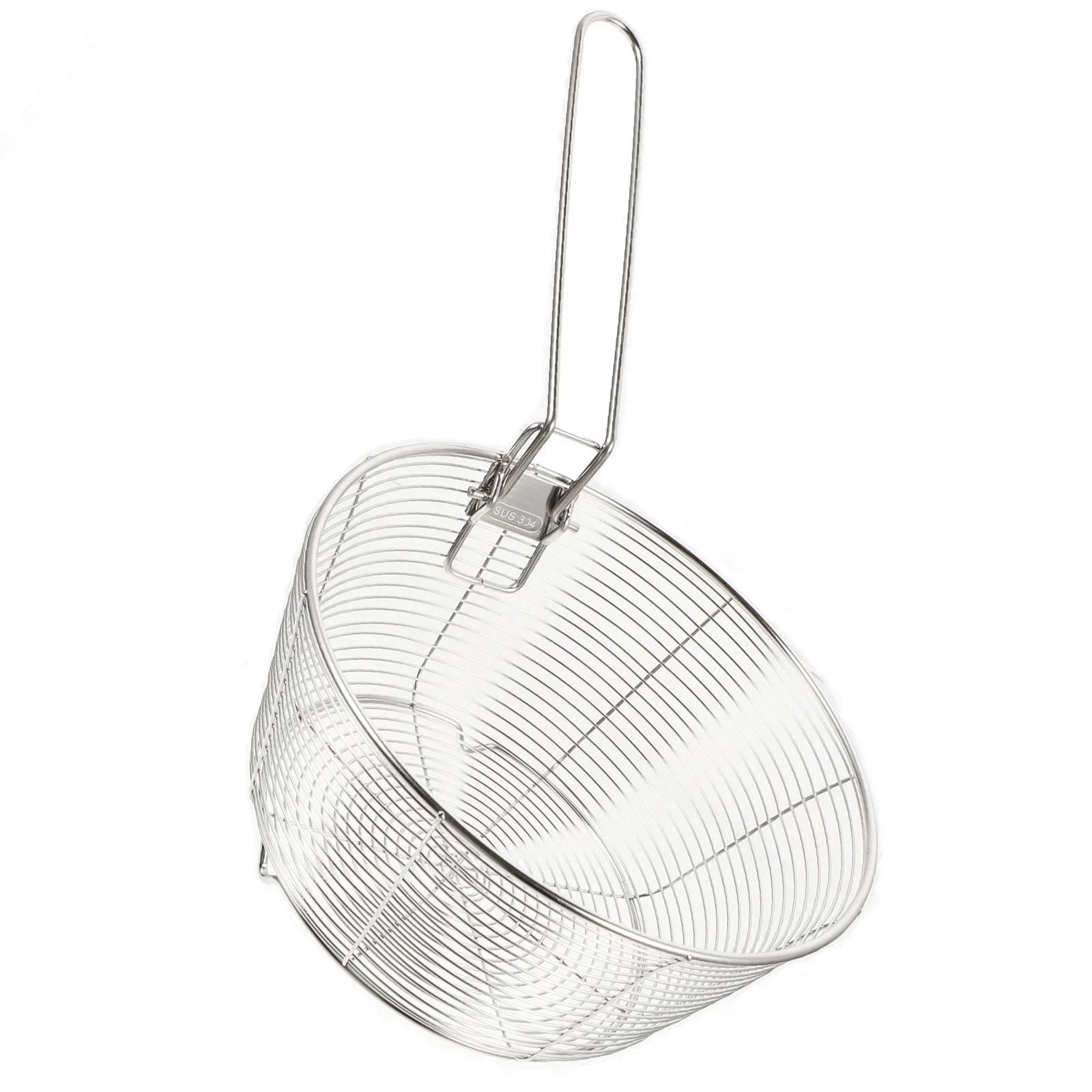 

Stainless Steel Frying Basket Deep Fry Basket Frying Basket with Handle Mesh Fry Basket