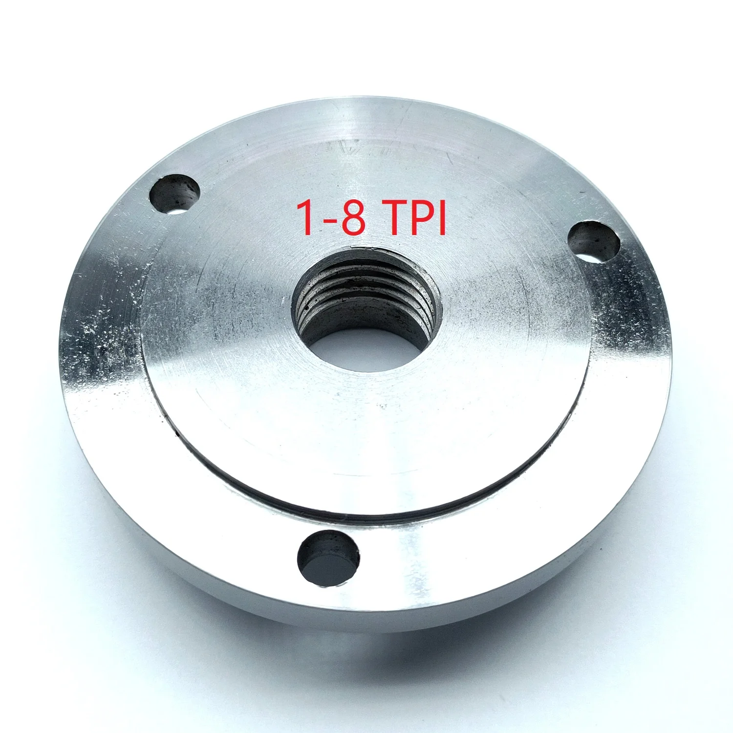 Piastra Frontale per Tornio All'usura 6 Fori di Montaggio Piastra Frontale per Chuck per K11 80, Alta in Acciaio Al Manganese Resistente Facile Installazione(25 mm / 0,98 pollici
