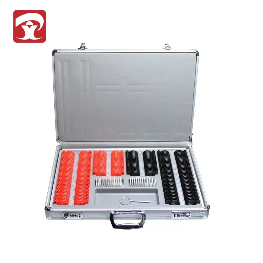 

266 Pcs Eyeglasses Shop Optometry Trial Lens Case Set with Plastic Rim SLC-266B