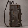 Male Backpack Genuine Leather Travel Bag For Man Cowhide Leather Travelling Bag Multifunctional Bagpack Sport Tactical Backpack 3