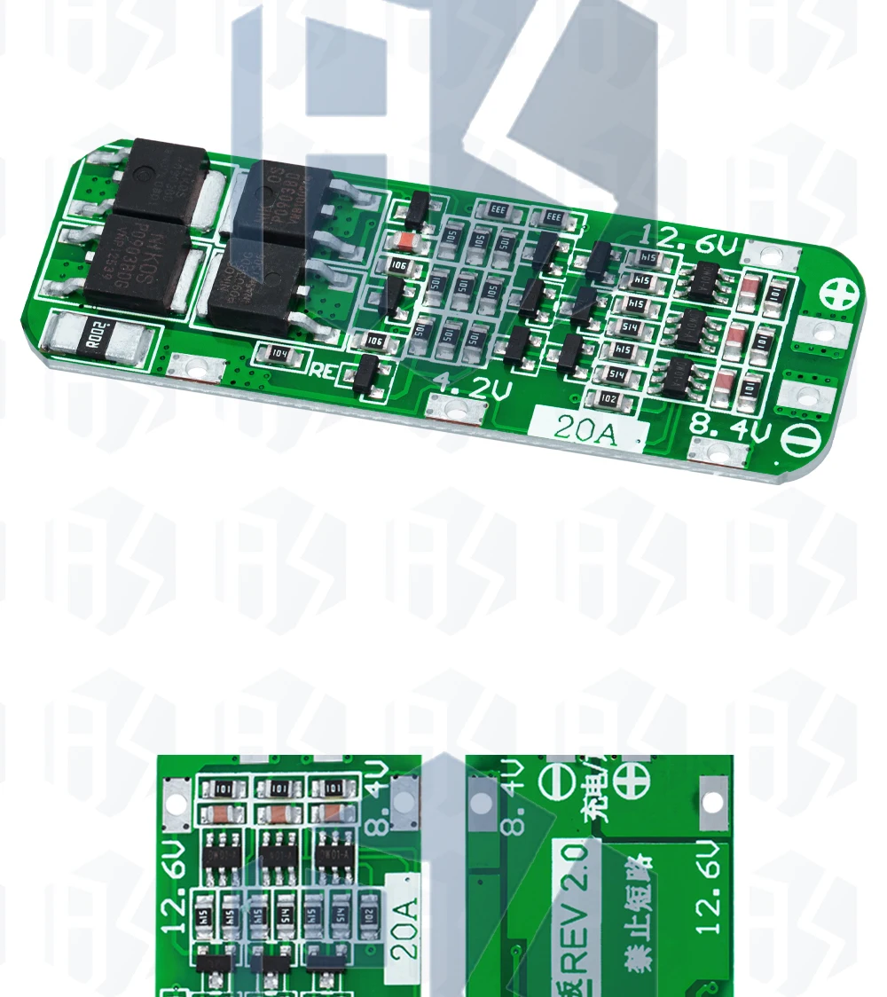 1 ~ 40PCS EGBO 3S 20A Li-Ion Lithium-Batterie 18650 Ladegerät PCB BMS Schutz Bord Für Bohrer motor 12,6 V Lipo Zelle Modul – Detail 11