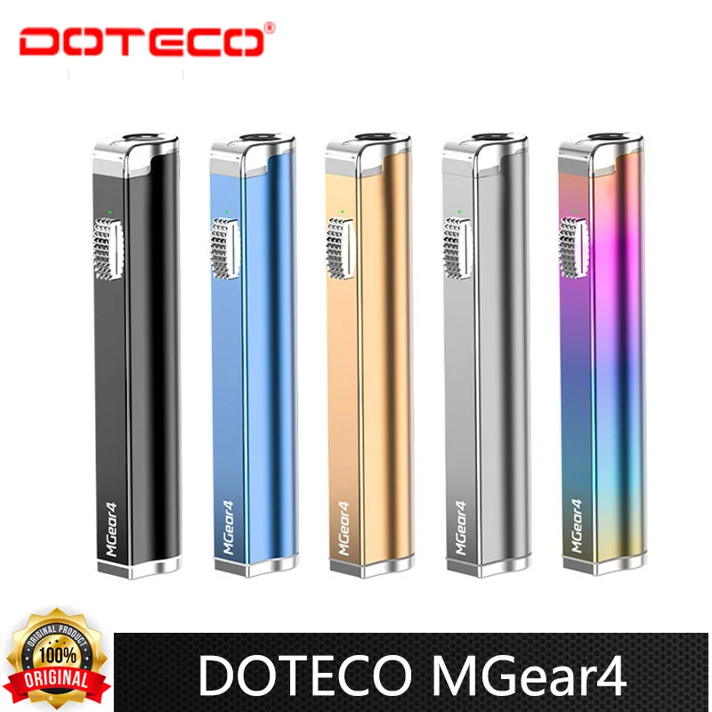 

Оригинальная электронная сигарета DOTECO MGear4 510 Theard с аккумулятором, испарителем, 500 мАч, 16 Вт, зарядным устройством Type-C, с подогревом 15S, электронная сигарета, вейп