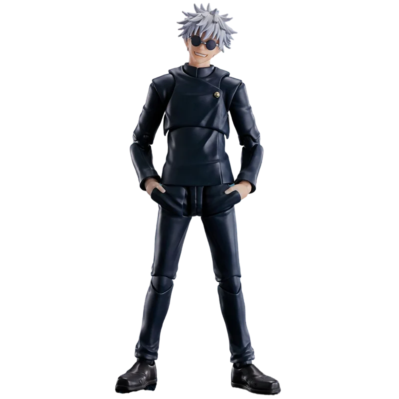 

In Stock Original BANDAI SPIRITS S.H.Figuarts SHF Satoru Gojo Jujutsu Technical High School Ver 16CM Action Figure Toys Gifts