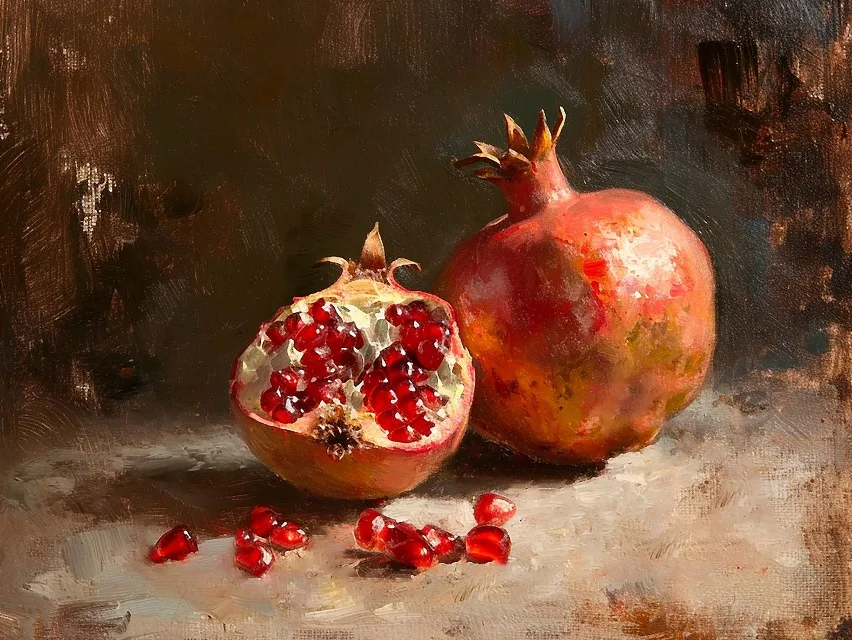 Gourmet Fruit Still Life Canvas Wall Art