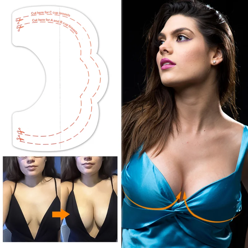 20Pcs Brust Lift Band Adhesive Nippel Abdeckung Bh Push-Up-Bh Unsichtbar  Aufkleber Pasties für Party Kleid Unterwäsche Zubehör