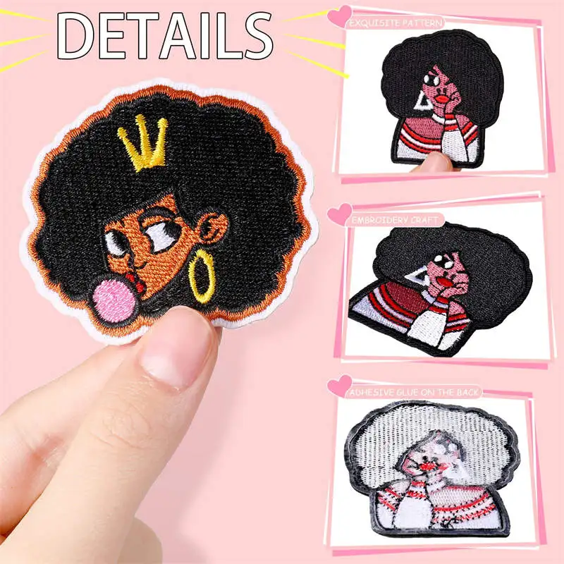 Iron on Patches 31Pcs Embroidery Non-Woven Fabric Stickers for Clothes  Decorative Embroidery Applique Stickers Cloth Stickers DIY Embroidery  Clothes