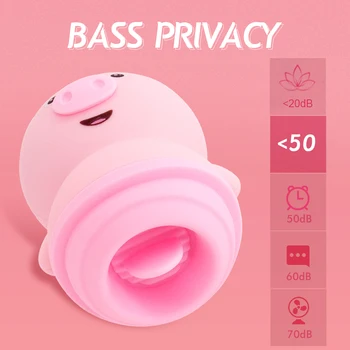 Sexy Pig Clitoris Licking Sucking Vibrator for Woman Clit Nipple Sucker Massager Blowjob Fast Orgasm Sex Toys Adult Erotic Goods 6