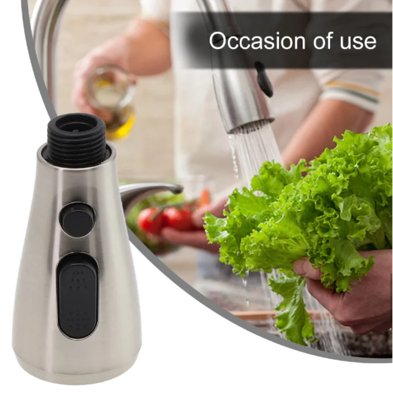 Faucet Extender Metal Alloy Three Modes Head Water Saver Home Extended Shower Spray Filter 1pc