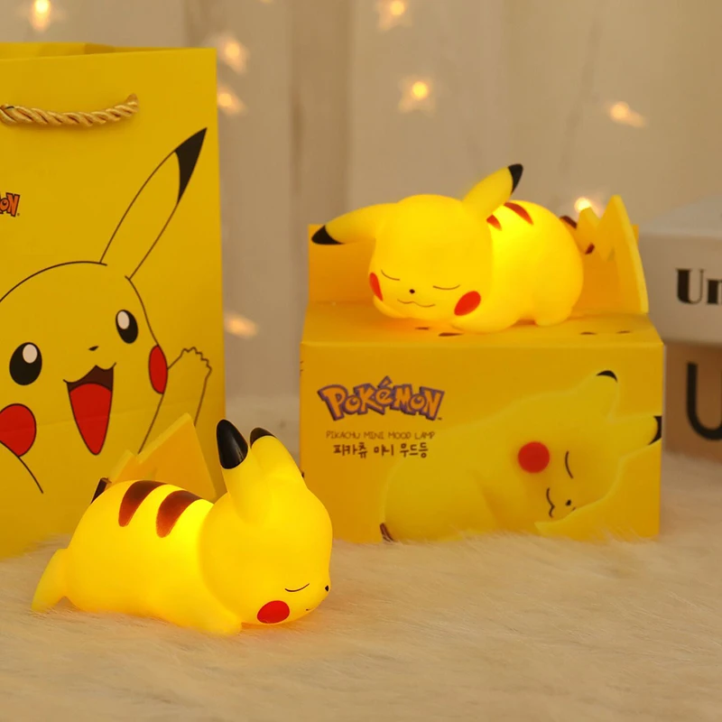 Lâmpada de Cabeceira Pikachu - Pokemon Luz da Noite - Presente Fofo – Akuma  No Mi