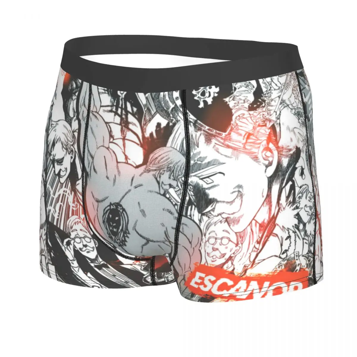 Nanatsu No Taizai Escanor Men Boxer Briefs Manga Cut Breathable Creative Underpants High Quality Print Shorts Gift Idea 2