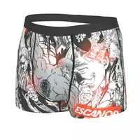 Nanatsu No Taizai Escanor Men Boxer Briefs Manga Cut Breathable Creative Underpants High Quality Print Shorts Gift Idea 2
