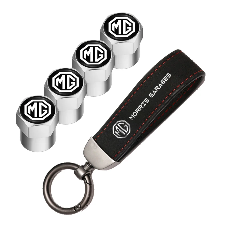 Autoreifen Rad Ventilkappen Abdeckung Wildleder Auto Schlüsselanhänger Ring Schlüsselanhänger für Morris Garages MG ZS 5 7 6 Cyberster MG4 EV ES5 HS ONE GT – Detail 12
