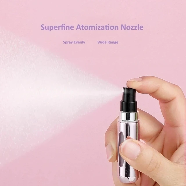 5/8ml Mini Portable Perfume Atomizer - Refillable Bottom-Filling Spray Bottle 3