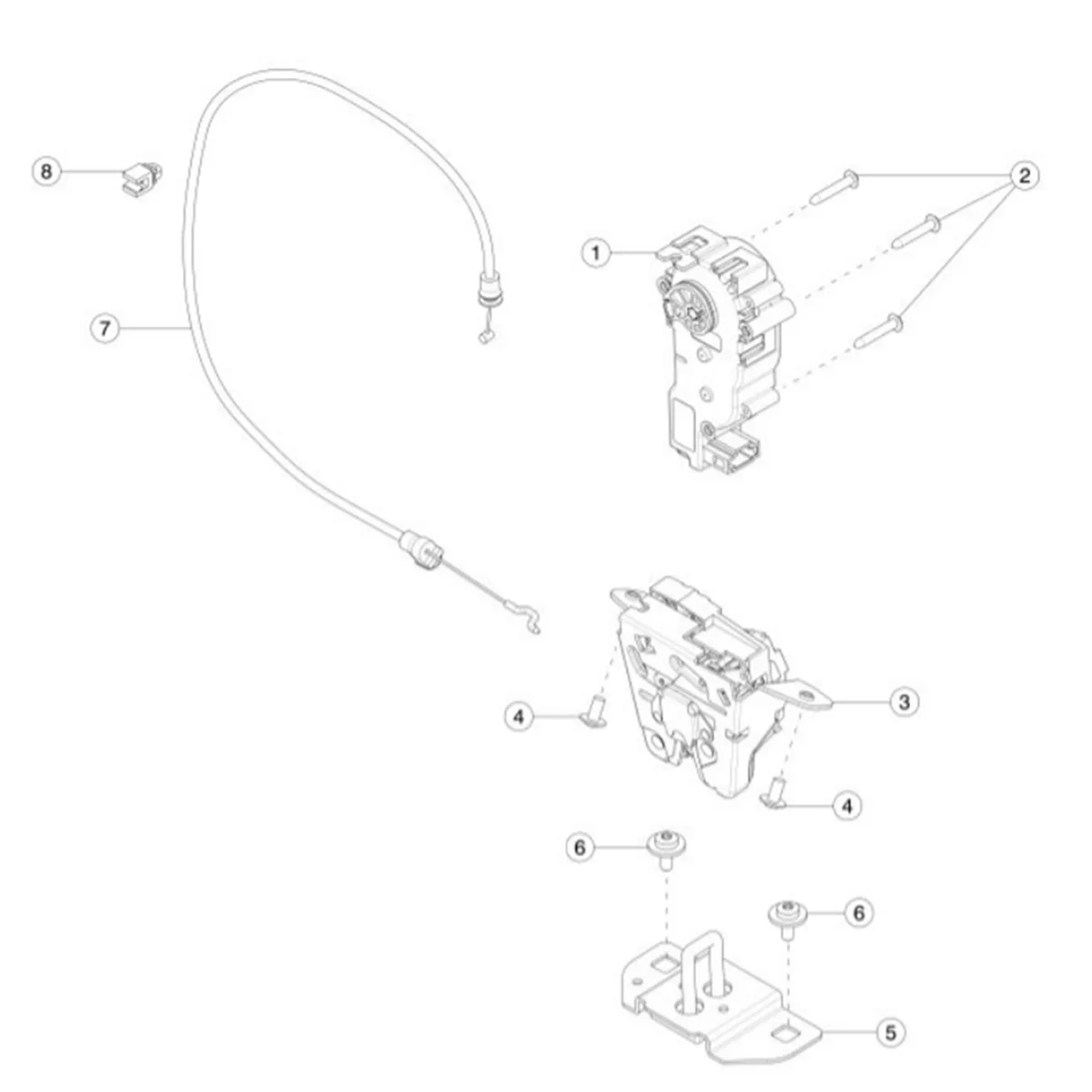 

Rear Trunk Liftgate Lid Lock 1003549-00-D for Tesla Model S 2012-2021 Cinching Tailgate Latch Actuator Motor