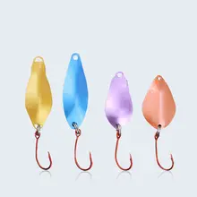 

Multi style Fishing Tackle Metal Spoon Lure Sharp Hook Hard Sequins Lure Bait Freshwater Saltwater Spinner Spoons