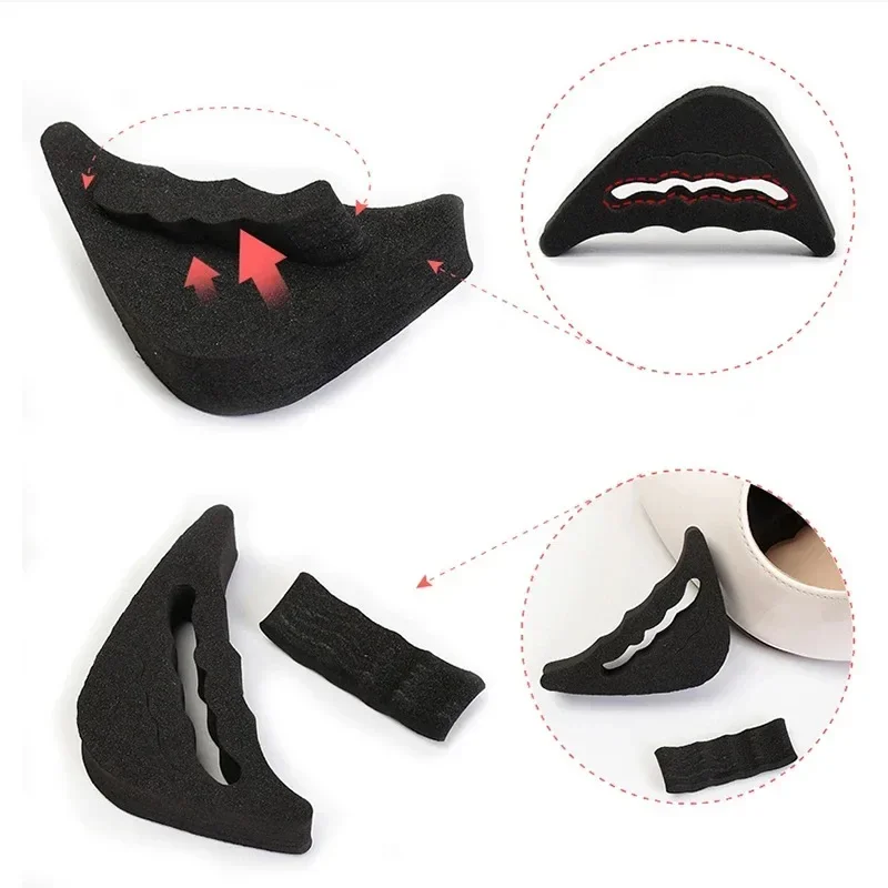 Women High Heel Toe Plug Insert Shoe Front Filler Cushion Pain Relief Protector Accessories Forefoot Pad Half Feet Insoles 1pair