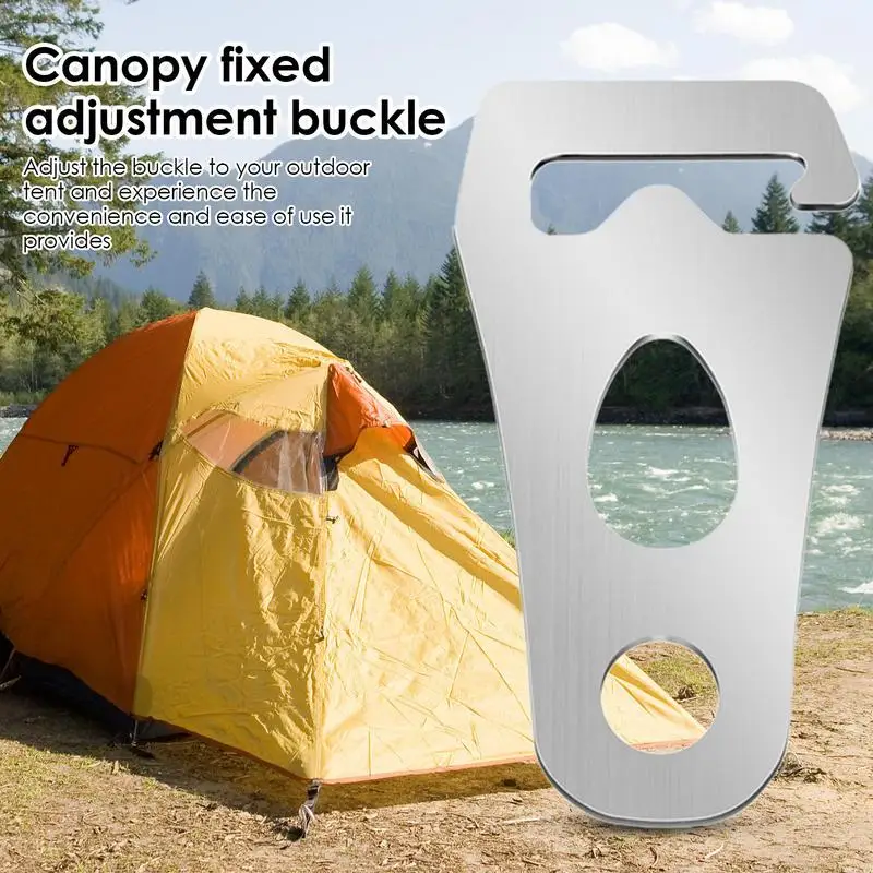 Buckle camping tent accessories camping tent fasteners Canopy Buckle Wind Rope Hook guyline Cord Adjuster Canopy Fixing