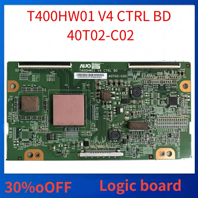 

Tcon Board T400HW01 V4 CTRL BD 40T02-C02 For SONY KDL 40V4100 Logic Board For 40 Inch TV Replacement Board T400HW01 V4 40T02 C02