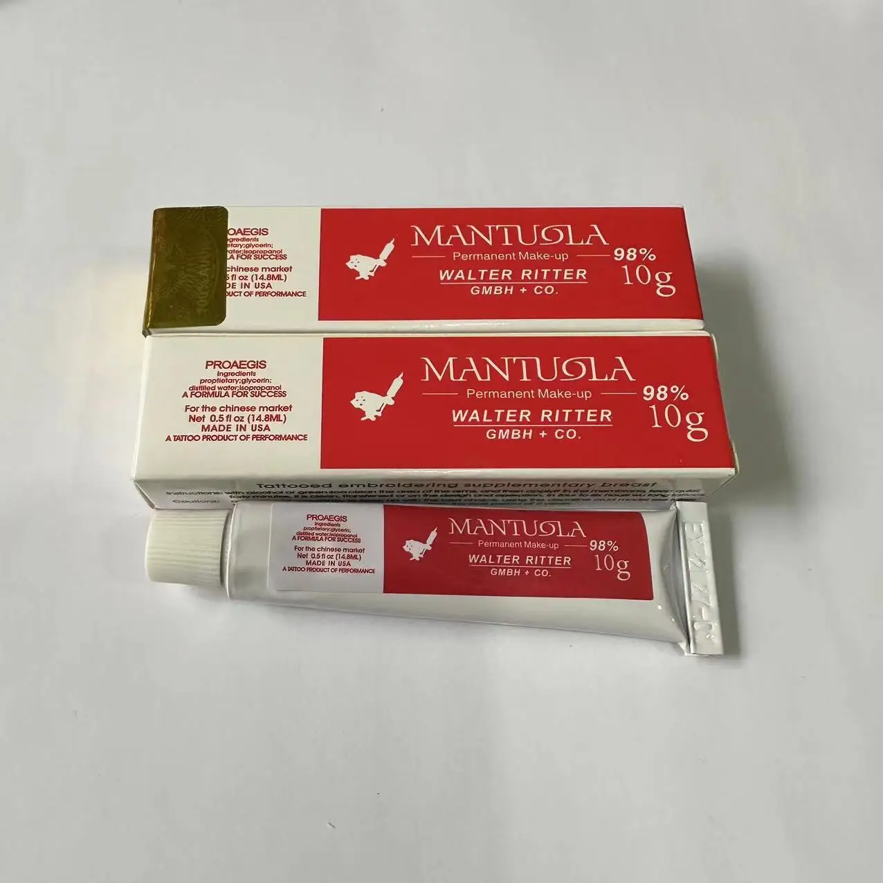 

New Arrival 98% MANTUOLA Tattoo Cream Before Permanent Makeup Microblading Eyebrow Lip Body 10g