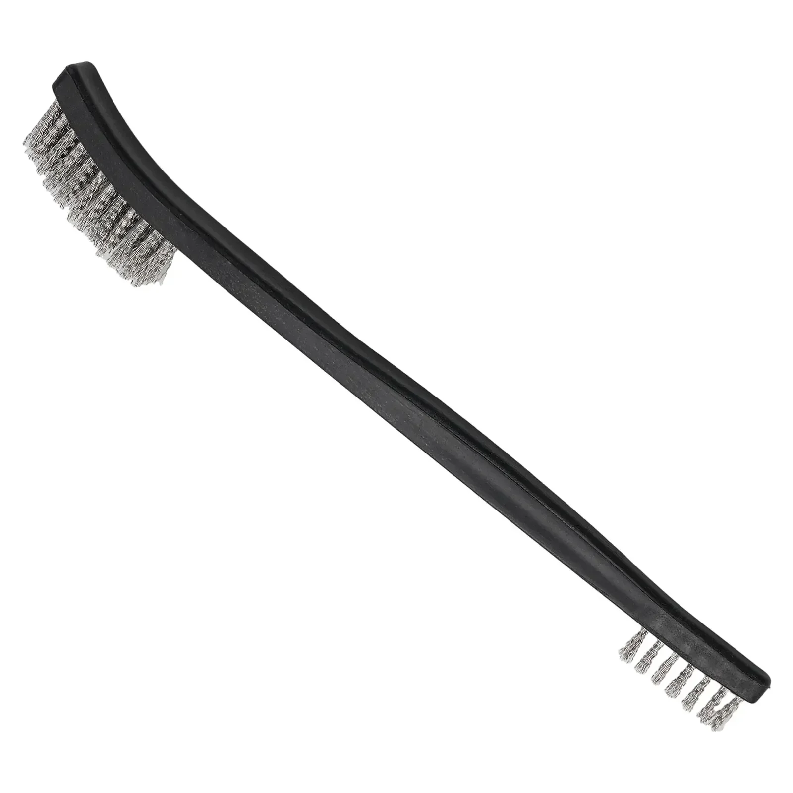 Double Ended Wire Brush Set Steel/copper/Nylon Brush Cleaning Light Scrubbing Multi Purpose Cleaning Car Detail Tool 1PC