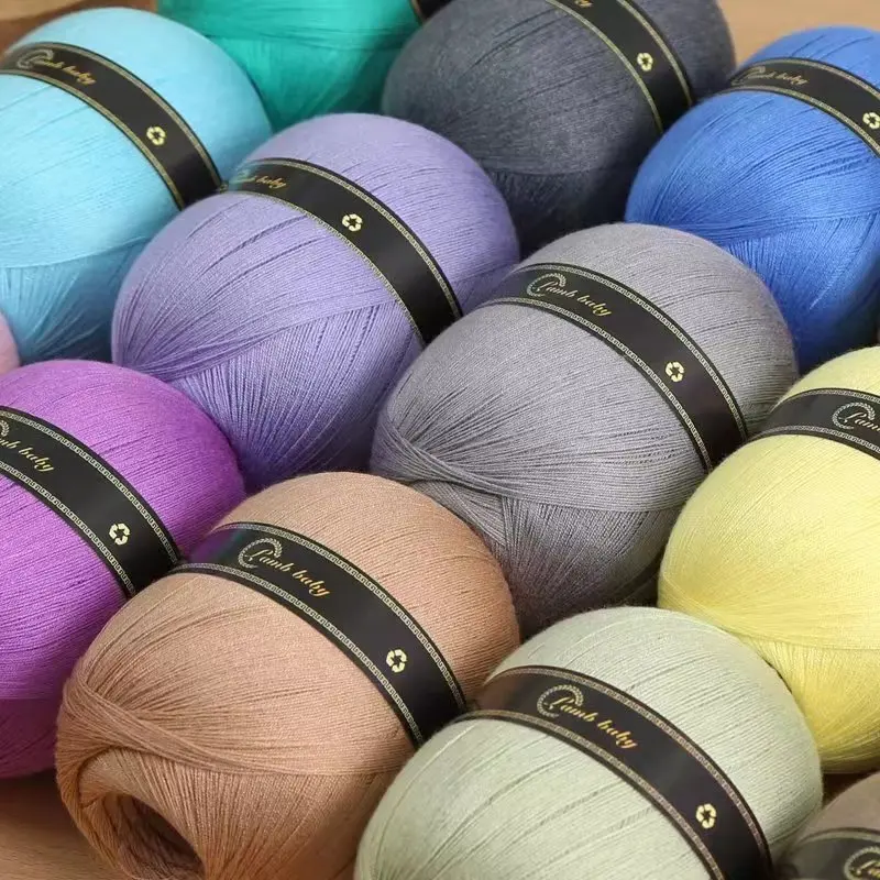 150g Solid Color Silk Cotton Yarn Soft Yarn For Crocheting, Knitting T-shirts Shawls Scarves Accessories And Handicrafts 2