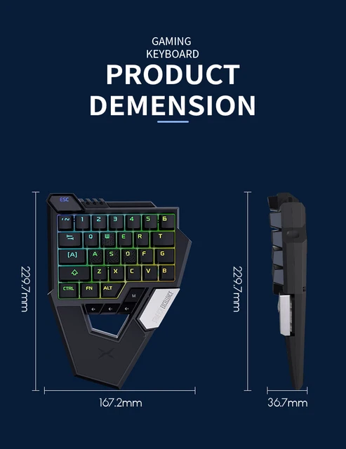 片手キーボード Amazon | 片手キーボード ゲーミングマウス 左手デバイス