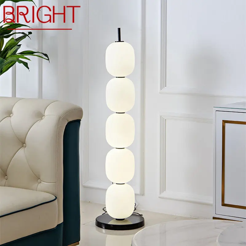 

BRIGHT Nordic Floor Lamp LED Modern Fashion Creative Tomatoes on Sticks Standing Lights for Home Living Room Sofa Bedroom