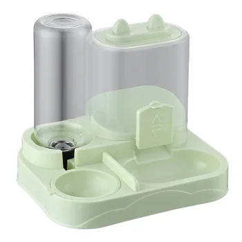 Automatic Pet Bowl for Cats - 2-in-1 Feeder & Water Dispenser, Non-Slip Cat Bowl, Suitable for Cats & Small Dogs,