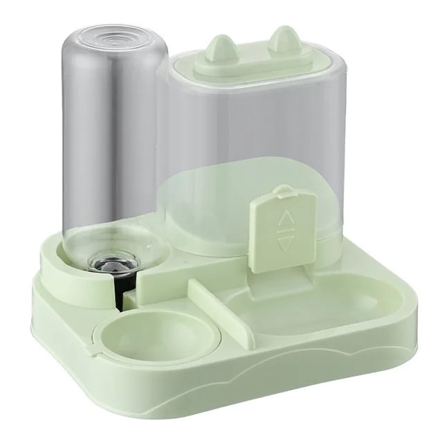 Automatic Pet Bowl for Cats - 2-in-1 Feeder & Water Dispenser, Non-Slip Cat Bowl, Suitable for Cats & Small Dogs,