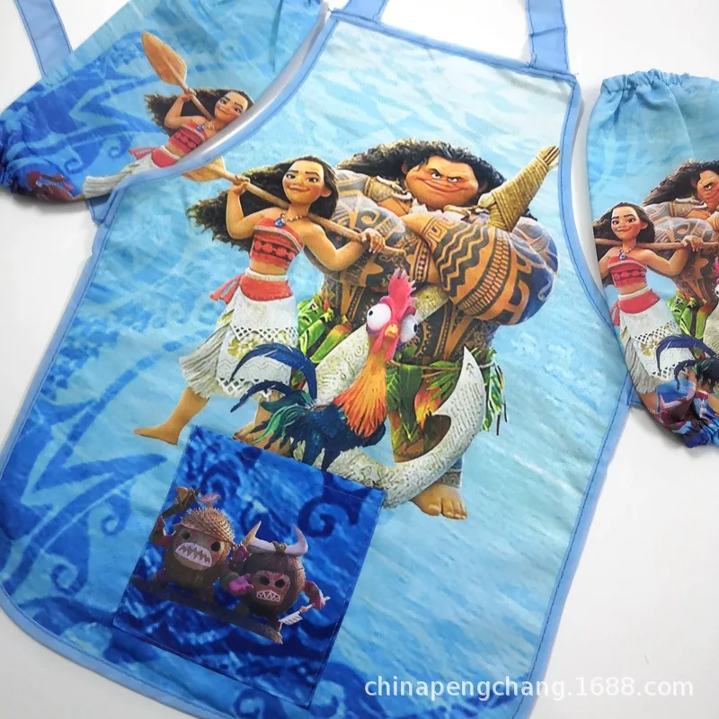 Disney Bibs girls Burp Cloths Frozen Elsa Anna boys hero Paintings Apron Underwear Waterproof Cartoon Kids toy