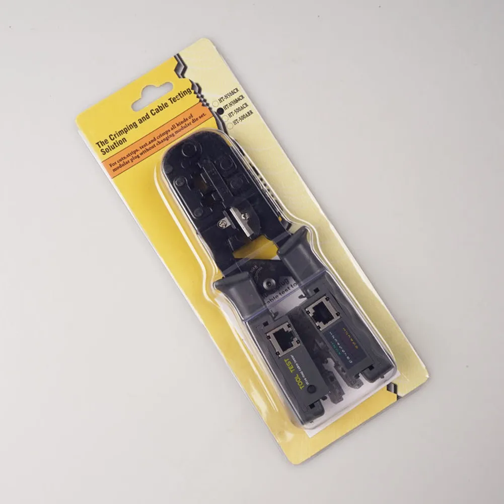 Valigetta Attrezzi SQUADO Set Di Attrezzi Per Riparazione Di Rete Professionale, Tester Per Cavi Di Rete, Cavi Patch, Tester Per Computer, RJ11 RJ45, Borsa Porta Attrezzi Nera Attrezzi Da Lavoro - 2