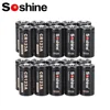 Soshine 20PCs 1600mAh CR123A 3V Primary Alkaline Battery 3 Volt CR123A Lithium Battery Li-ion Batteries 10 Years Storage Life 1