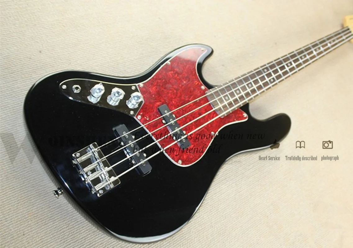 Pesell Factory Custom 4 Corde Basso Elettrico Tel Bass Sunburst Corpo In Legno Di Frassino Semi Hollow Mano Sinistra Basso Collo Giallo Mano Destra