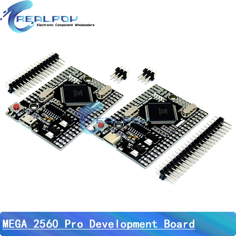 Mega2560 Mega 2560 PRO MINI 5V (Embed) CH340G ATmega2560-16AU MICRO TYPE-C mit männlichen Pinheadern, kompatibel mit Arduino Mega ﻿