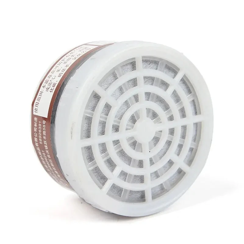 Cartouche filtrante 40mm 2 pièces pour masque à gaz - Filtre respirateur peinture