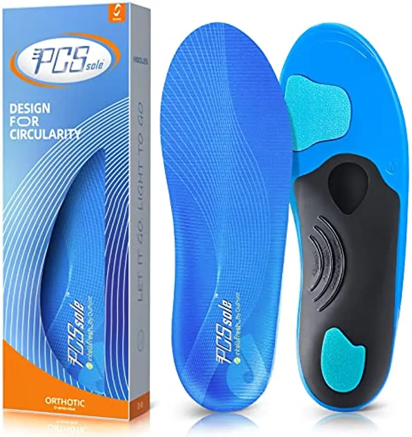 ArchSupportInsolesbyPCSsoleHeavyDutyShoeInsertforPlantar