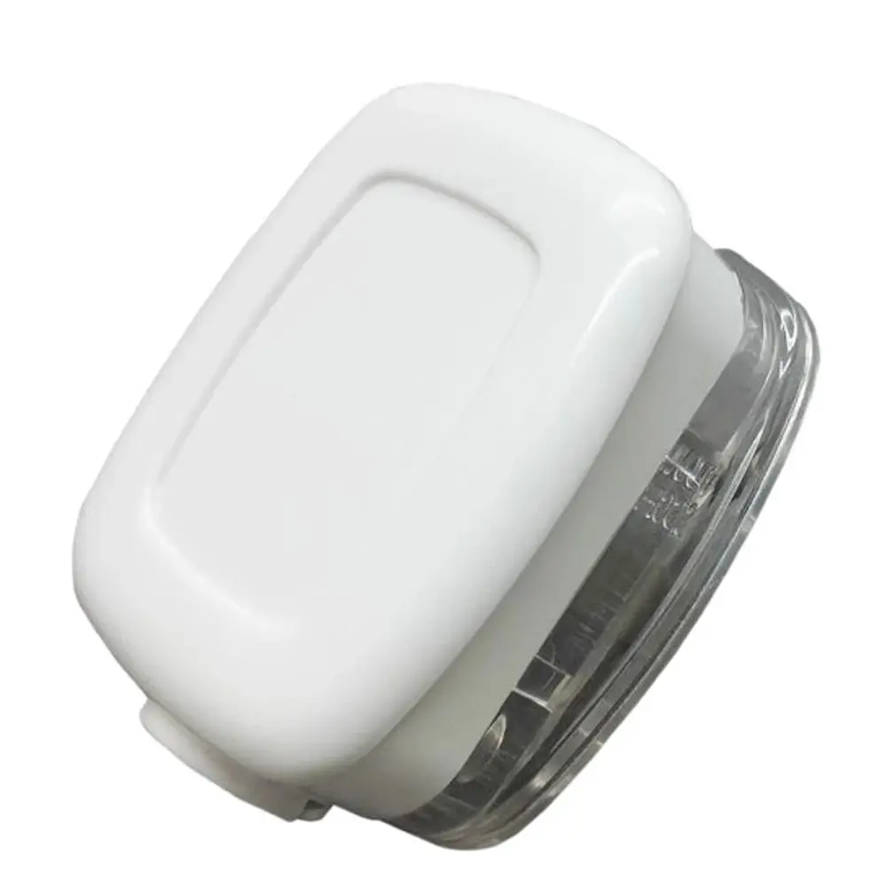 Enhanced White Detachable 3-Pole Inline Power Cord Plug - 250V Industrial Locking Design