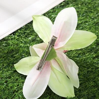 Orchid Flowers Hair Clips Bohemian Small Hairpin Bridal Barrette Beach Wedding Flower Women Holiday Hair Clip Hair Accessories 4