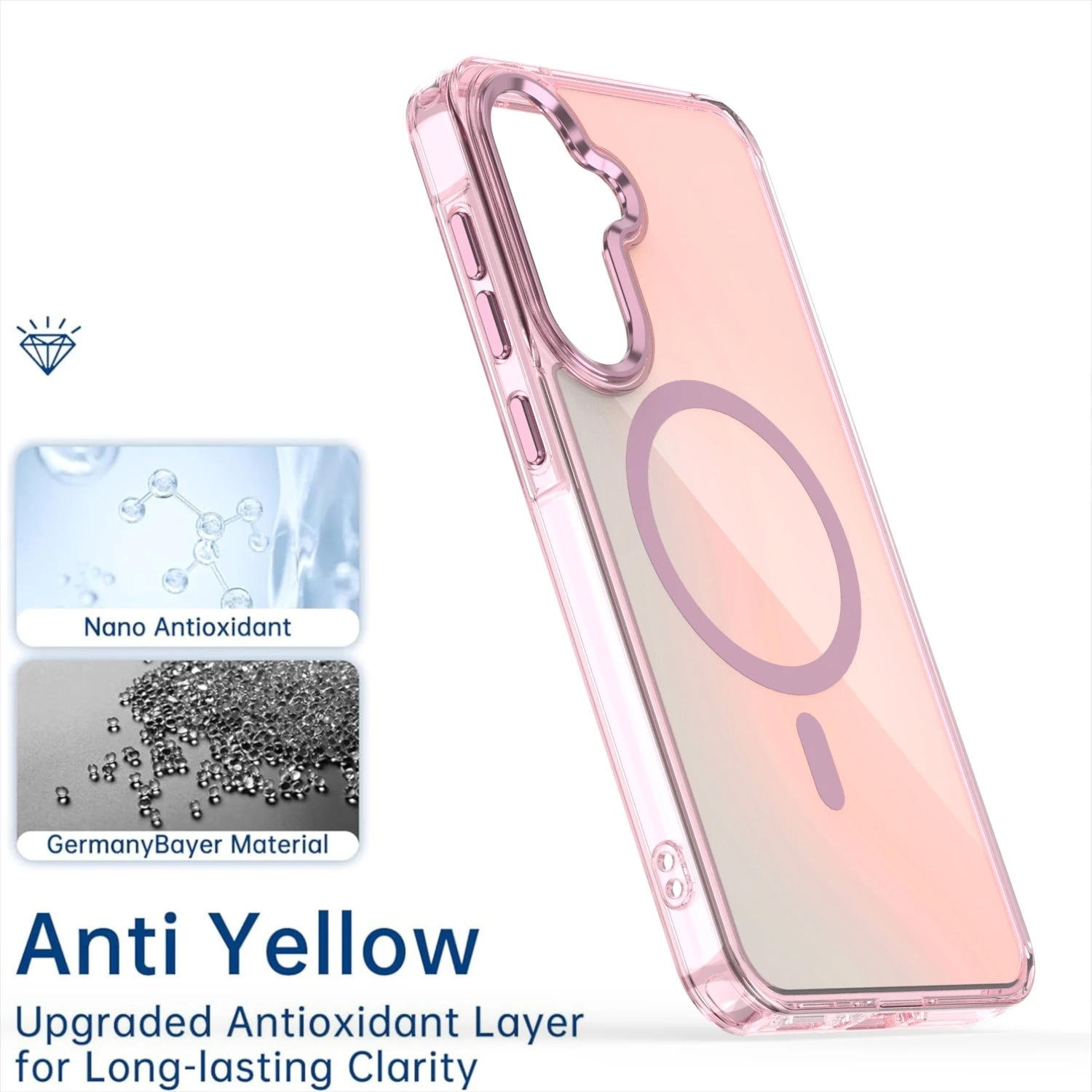 Aurora Gradient Magnetic Phone Case - Stylish and Durable Back Cover