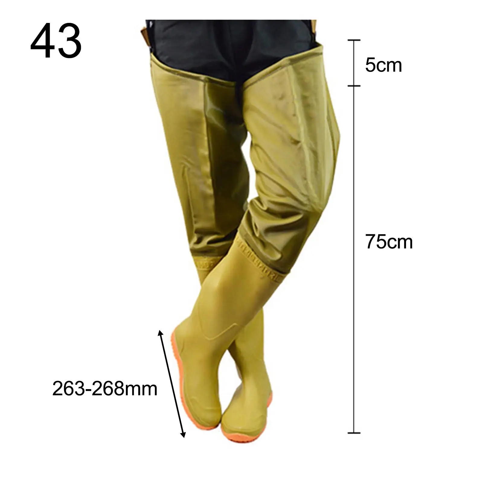 Fishing Hip Waders Wading Trousers Wading Hip Boots Water Pants Non Slip